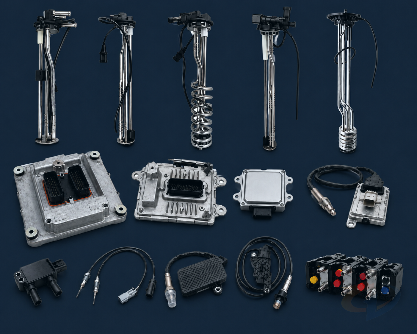 Truck sensors, control modules, DCU units, ECU modules and dosing electronics product range